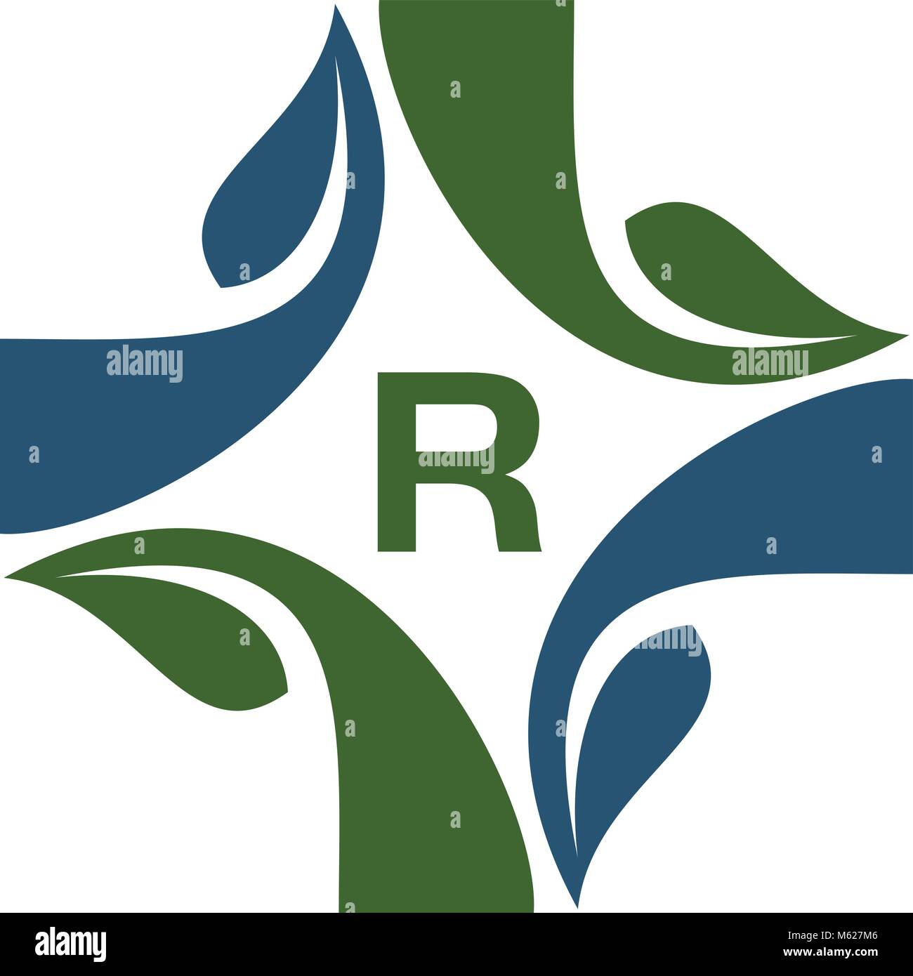 Medical Herbal Initial R Stock Vector Image & Art - Alamy