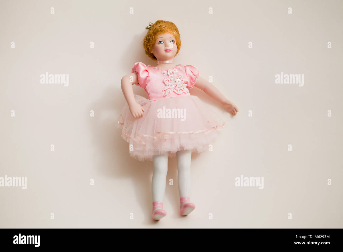 Bisque doll (Porcelain doll) Stock Photo