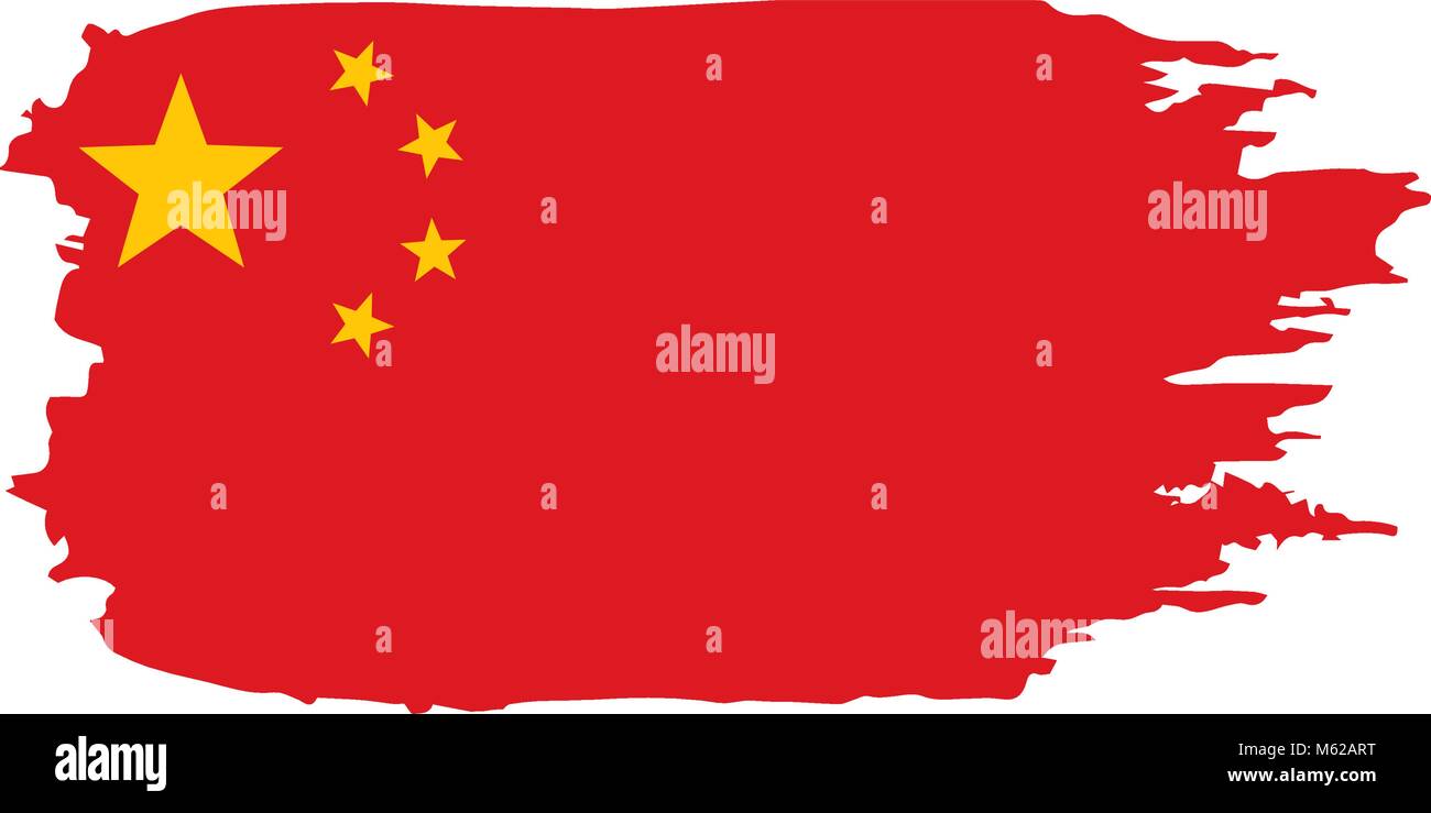 China flag, vector illustration Stock Vector Image & Art - Alamy