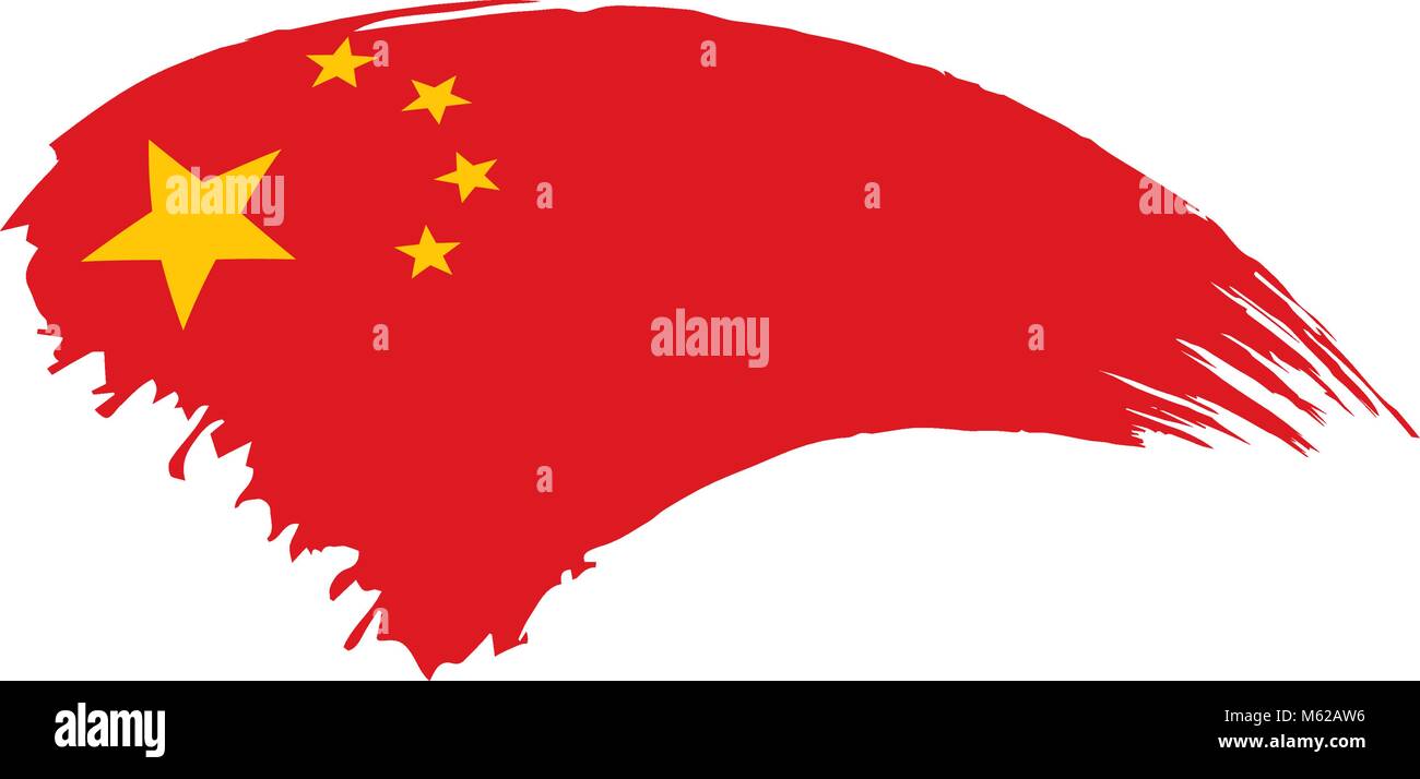 China flag, vector illustration Stock Vector Image & Art - Alamy