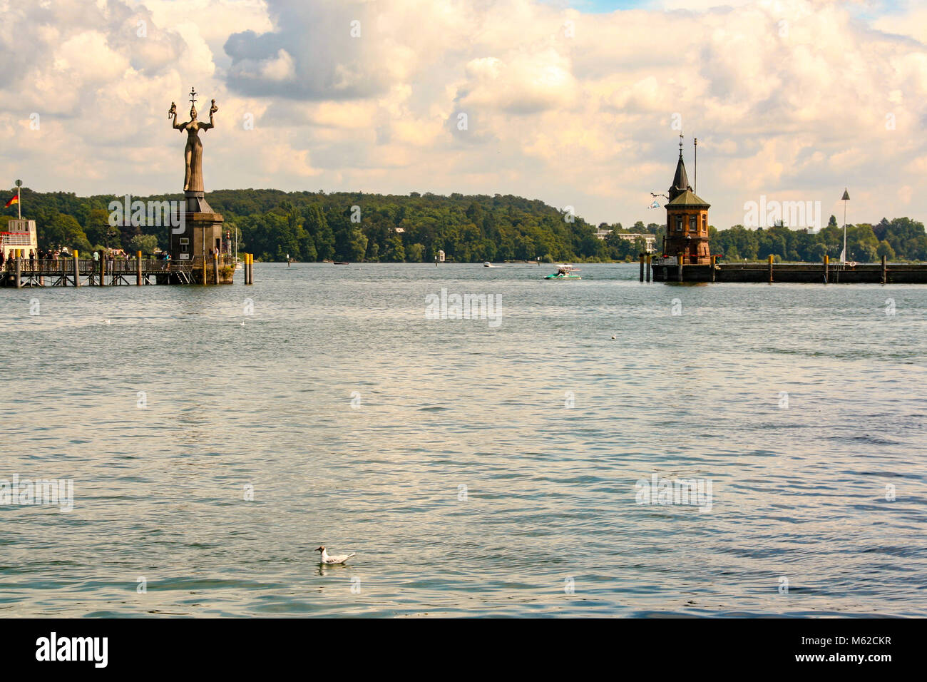 At Konstanz Germany On 08/04/2016 the town of Konstanz on