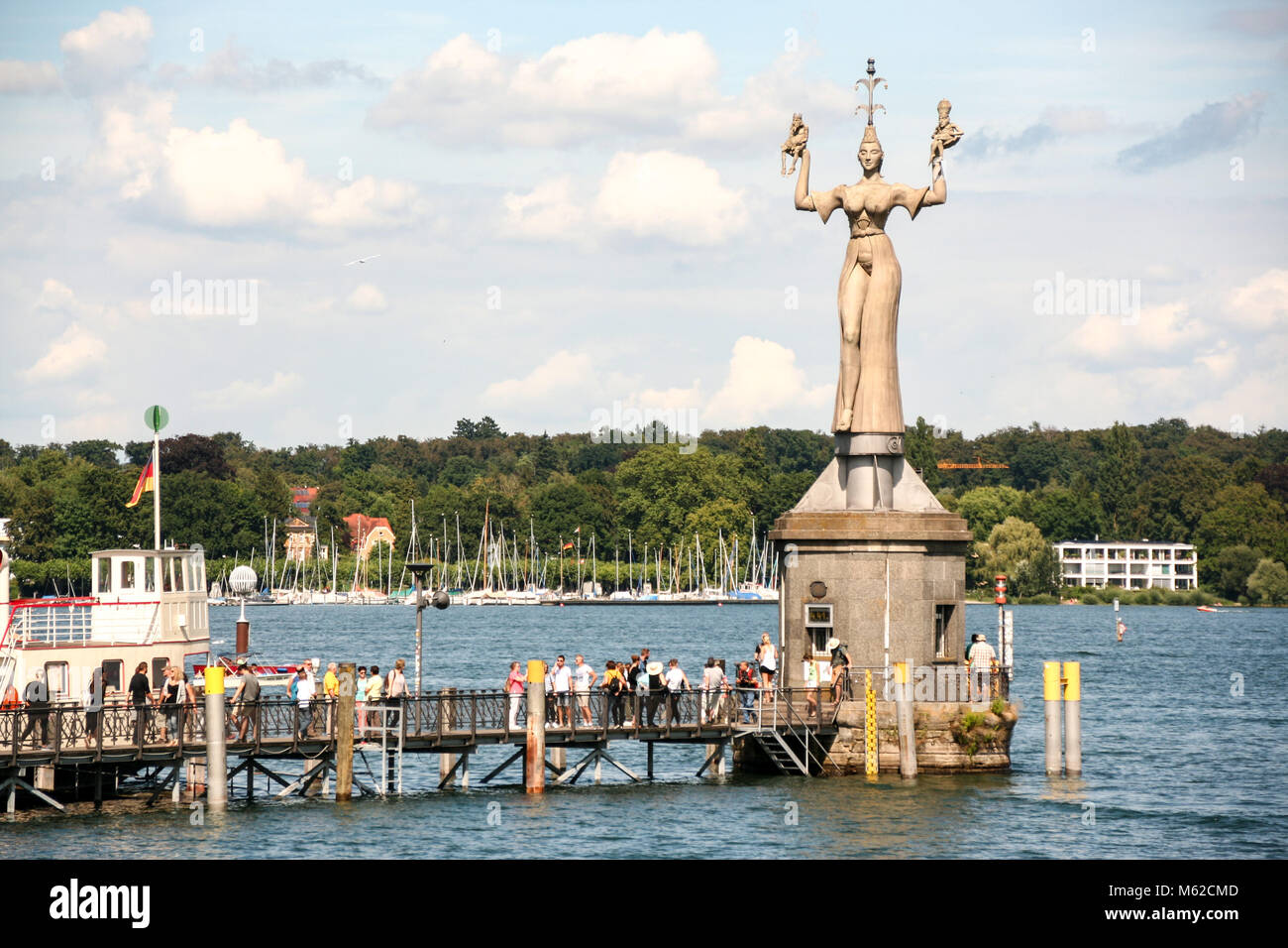 At Konstanz - Germany - On 08/04/2016 - the town of Konstanz on ...