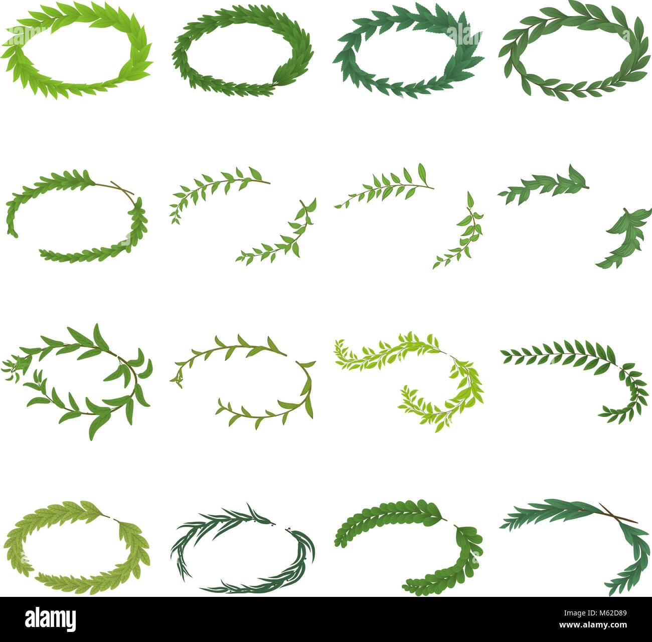 Laurel wreath icons set, isometric style Stock Vector Image & Art - Alamy