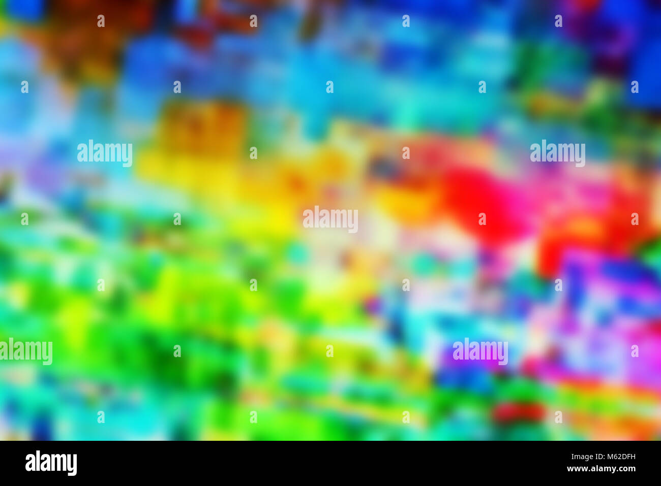 Abstract blur glitch background, defocused tv screen during broadcast failure Stock Photo