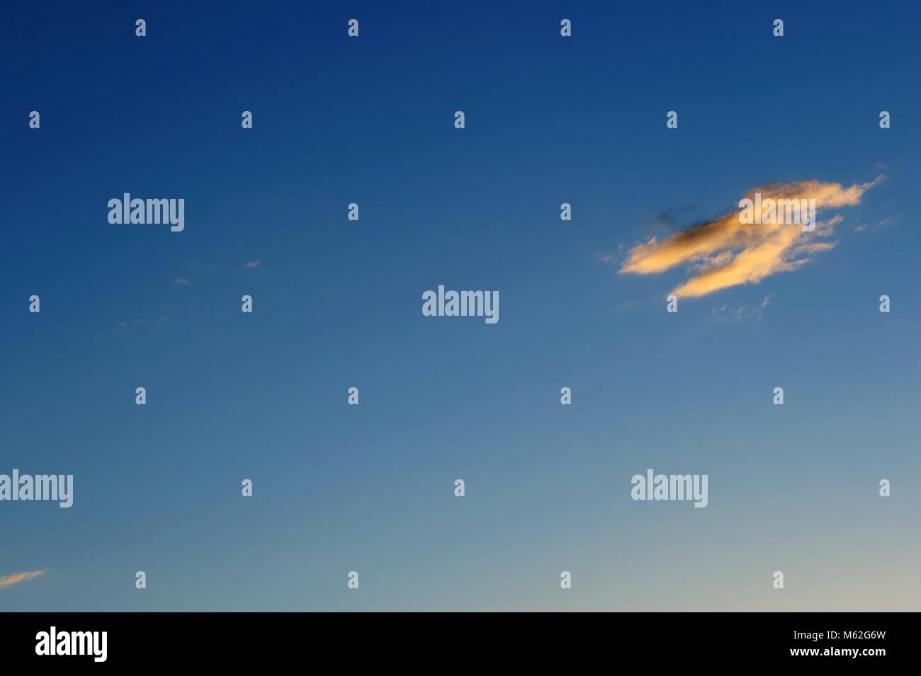 sunset cloud and the blue sky Stock Photo - Alamy