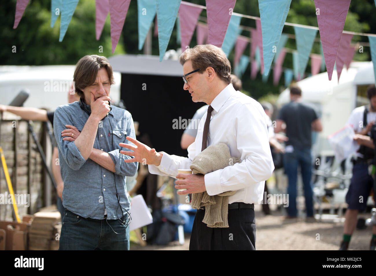 RELEASE DATE: 2018 TITLE: The Mercy STUDIO: Lionsgate DIRECTOR: James Marsh PLOT: Yachtsman Donald Crowhurst's disastrous attempt to win the 1968 Golden Globe Race ends up with him creating an outrageous account of traveling the world alone by sea. STARRING: JAMES MARSH, COLIN FIRTH on set. (Credit Image: © Lionsgate/Entertainment Pictures) Stock Photo