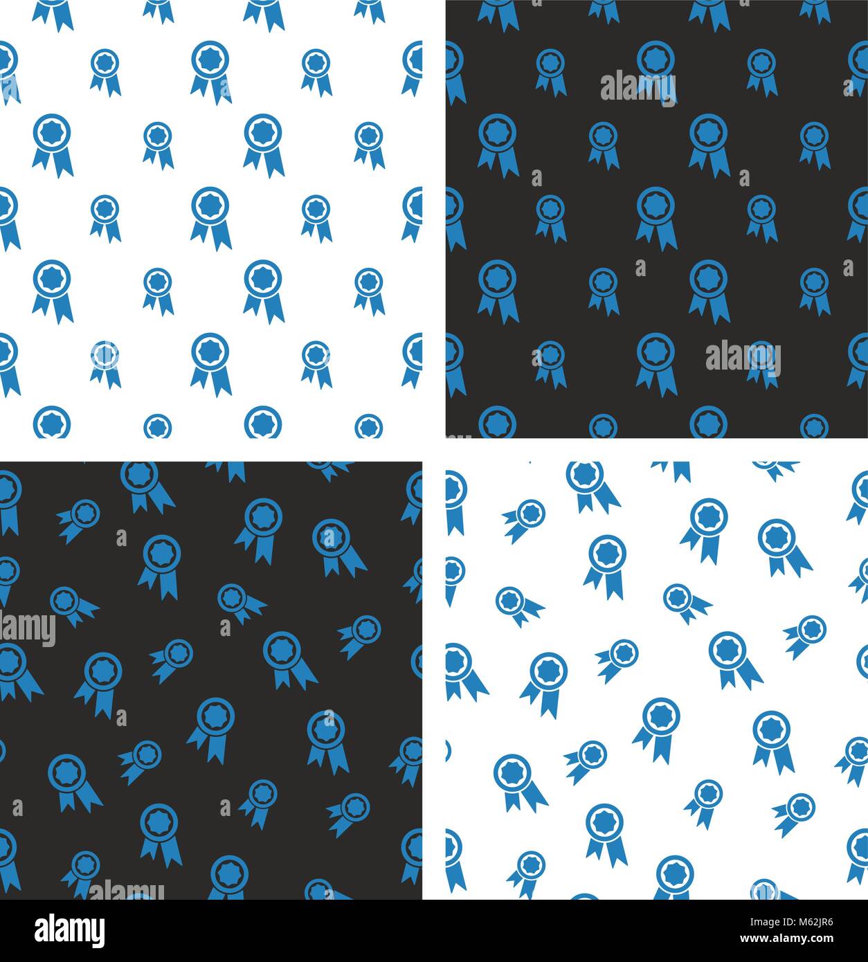 Prize or Award Seamless Pattern Set Stock Vector Image & Art - Alamy
