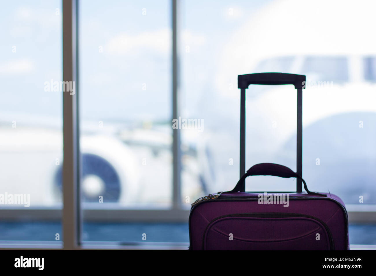 purple carry on luggage