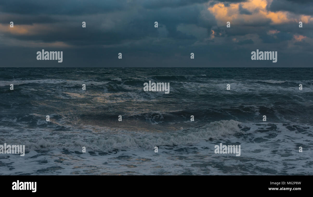 Storm at sea Stock Photo Alamy