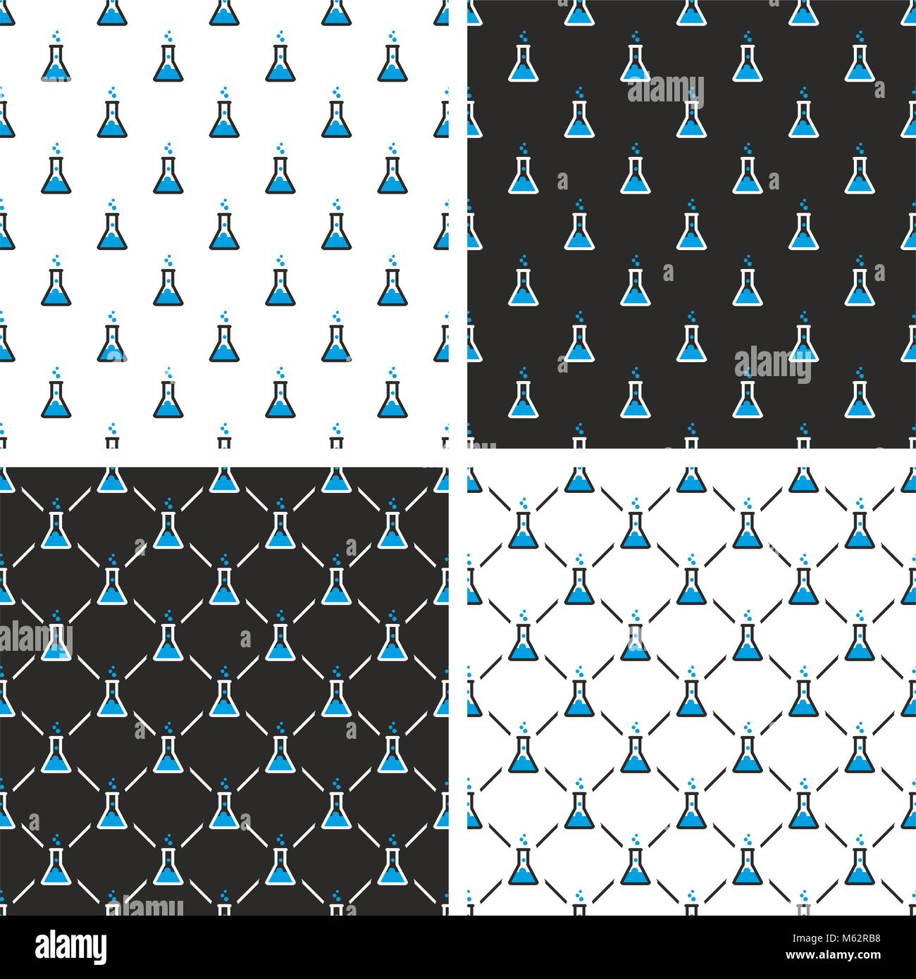 Lab Pattern Vector Free Chemistry lab equipment set Stock Vector Images - Alamy