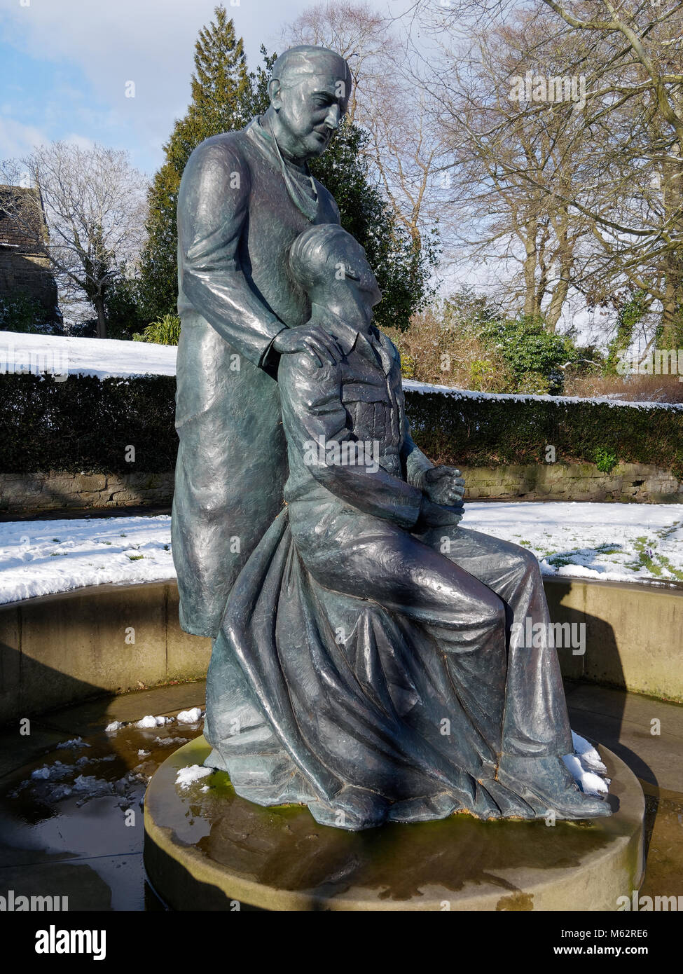 EAST GRINSTEAD, WEST SUSSEX/UK FEBRUARY 27 McIndoe Memorial in East