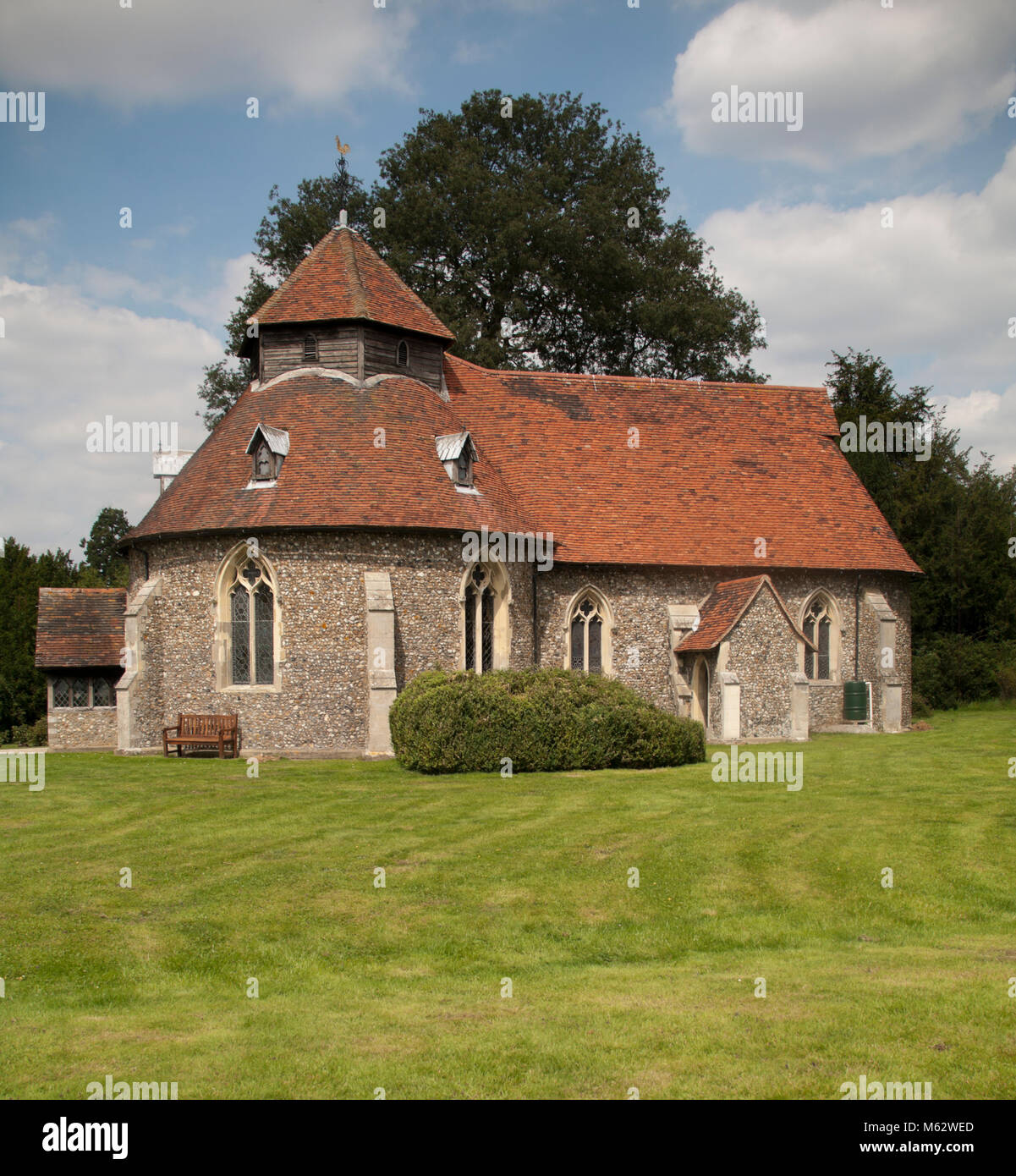 St John The Baptist Church Little Maplestead Essex England Stock