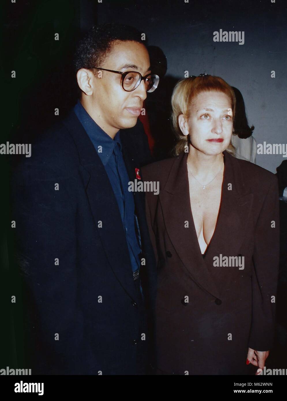 1992 FILE PHOTO Gregory Hines and wife Pamela Koslow 1992 Photo By John Barrett-PHOTOlink Stock Photo