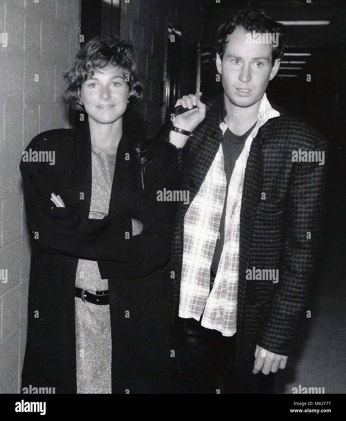 New York City 1985 FILE PHOTO John McEnroe and Tatum O'Neal Photo By John Barrett-PHOTOlink Stock Photo