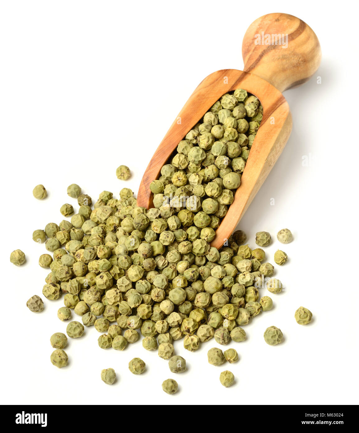 dried green peppercorns isolated on white background Stock Photo Alamy