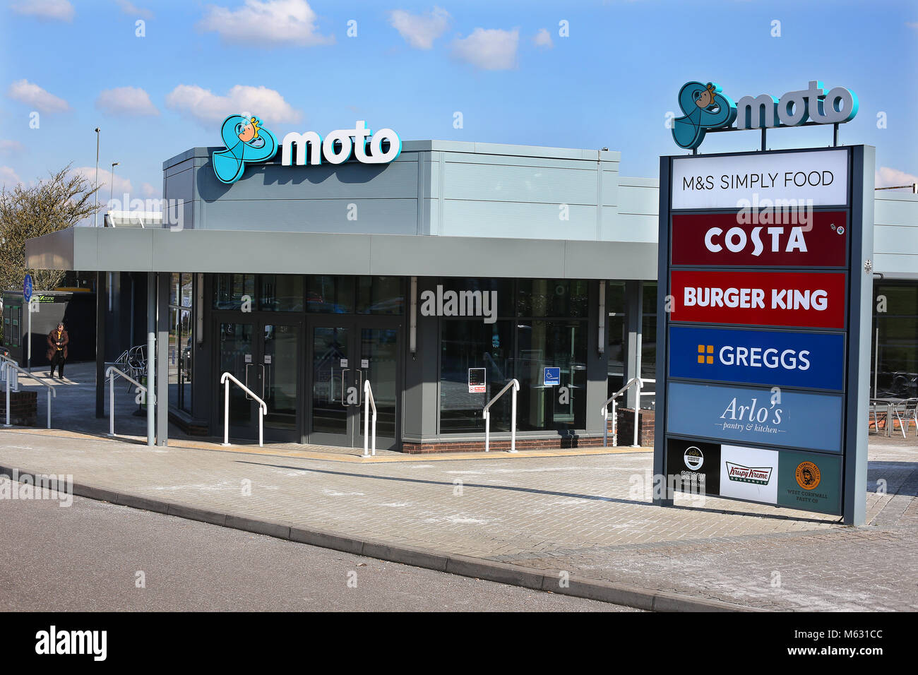 Moto service station uk hi-res stock photography and images - Alamy