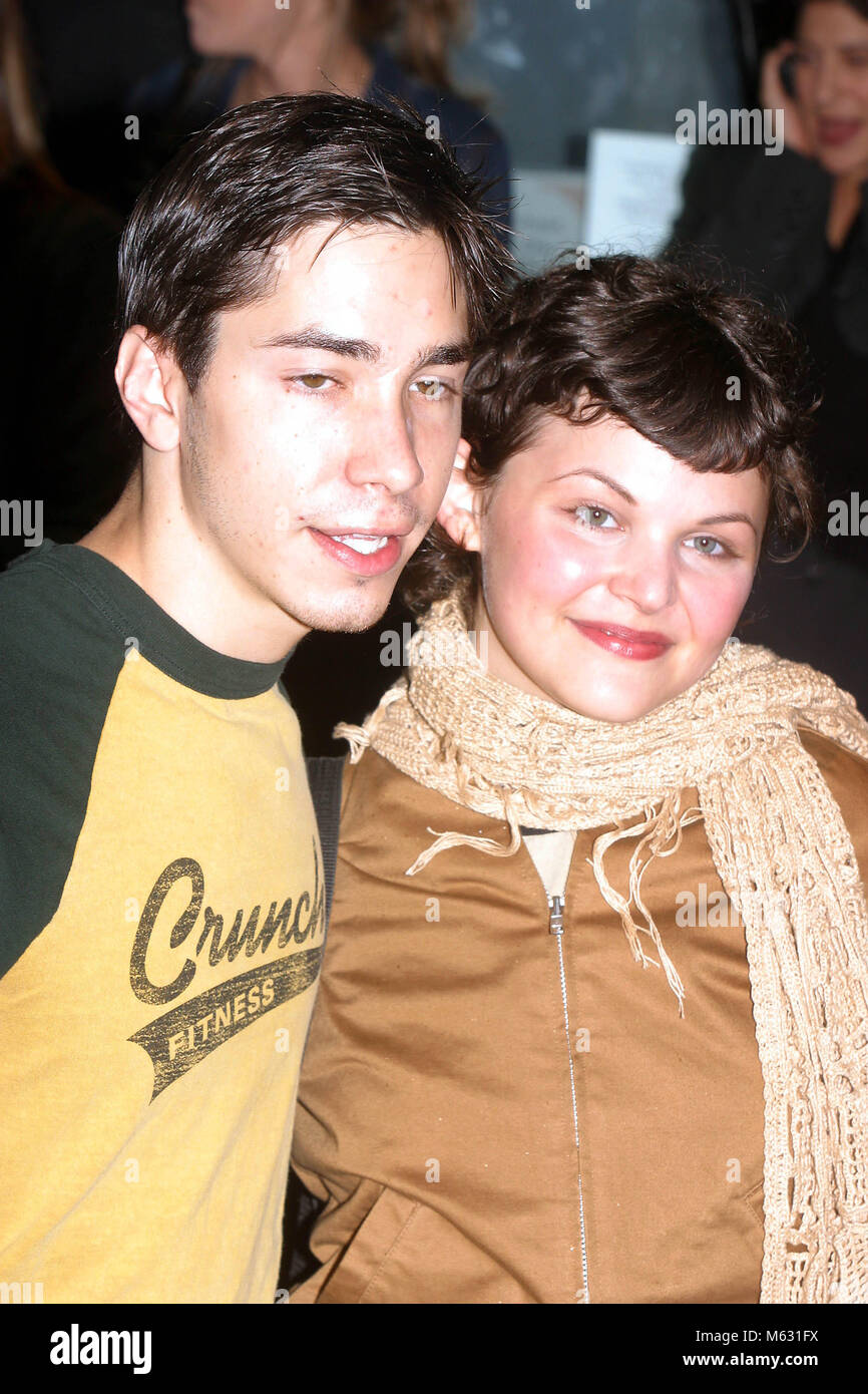 New York City 2002 FILE PHOTO JUSTIN LONG AND GINNIFER GOODWIN Photo By