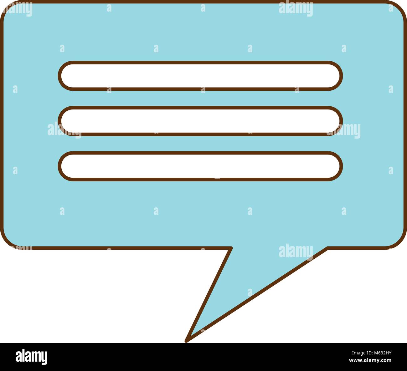 speech bubble message icon Stock Vector Image & Art - Alamy