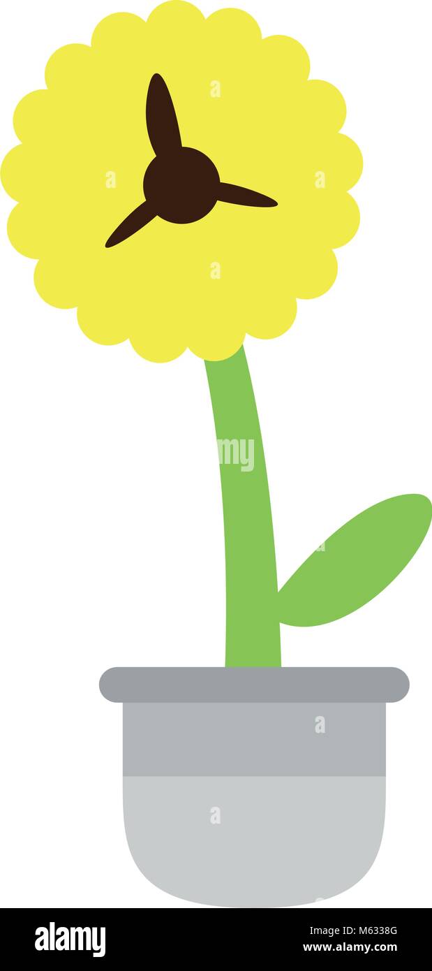 Cute flower on a pot Stock Vector Image & Art - Alamy