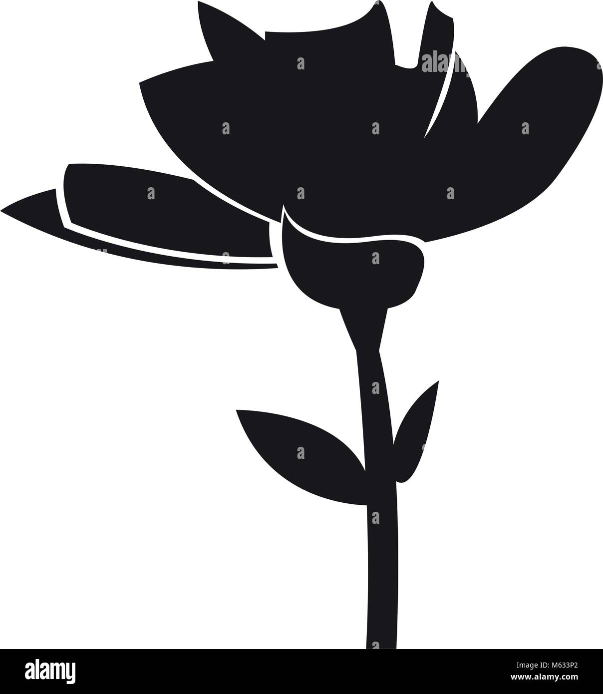 Cute flower icon Stock Vector Image & Art - Alamy