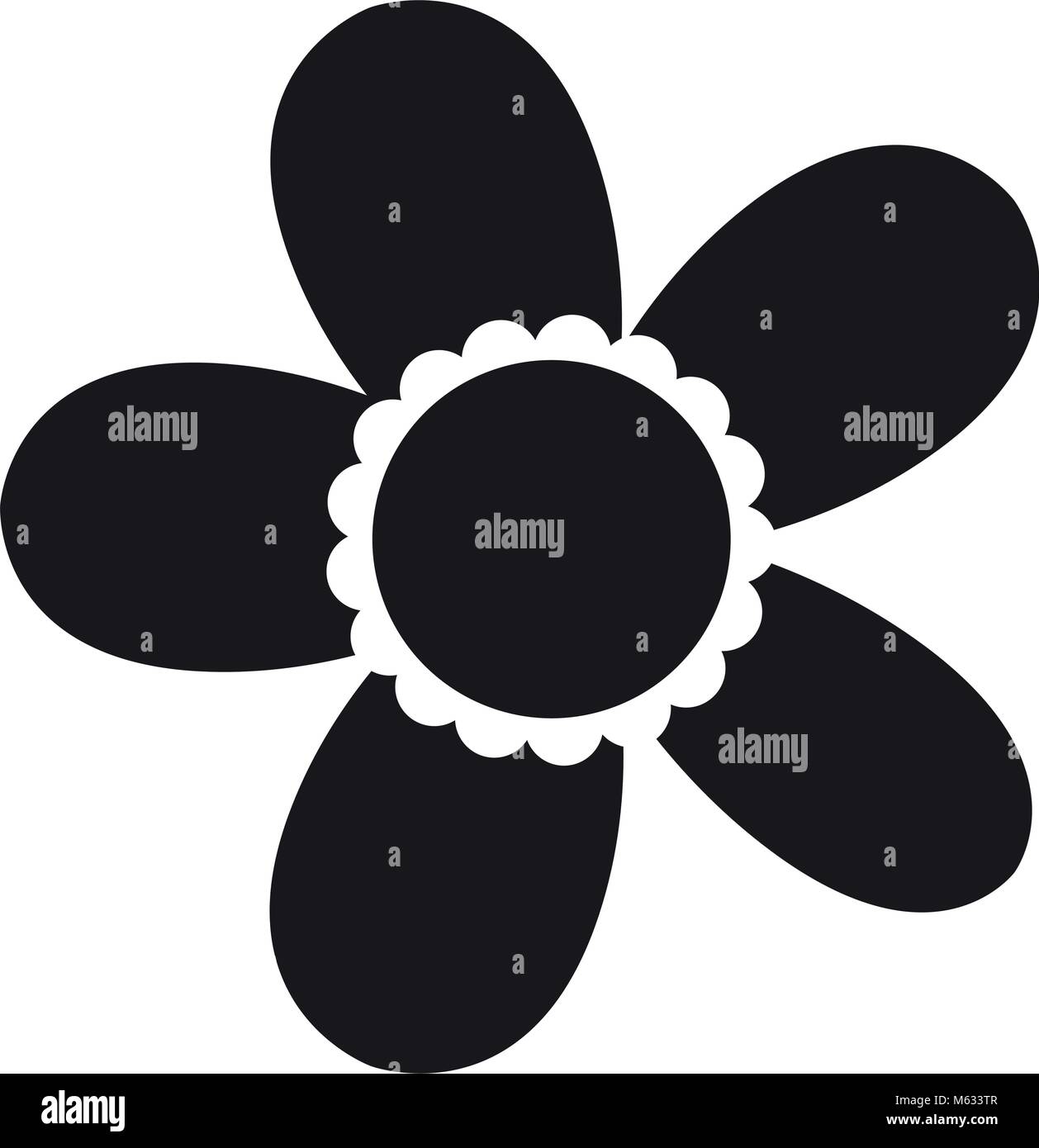 Cute flower icon Stock Vector Image & Art - Alamy