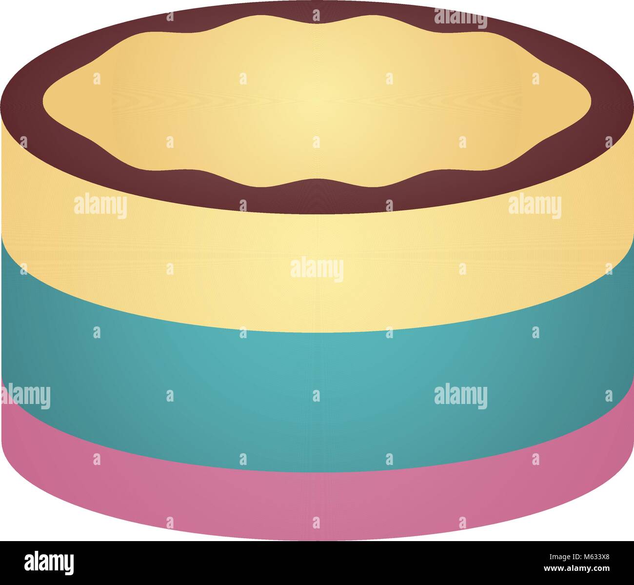Detailed cake icon Stock Vector Image & Art - Alamy