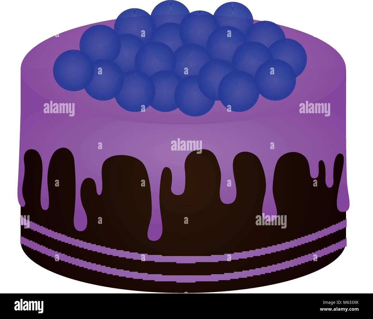 Detailed cake icon Stock Vector Image & Art - Alamy
