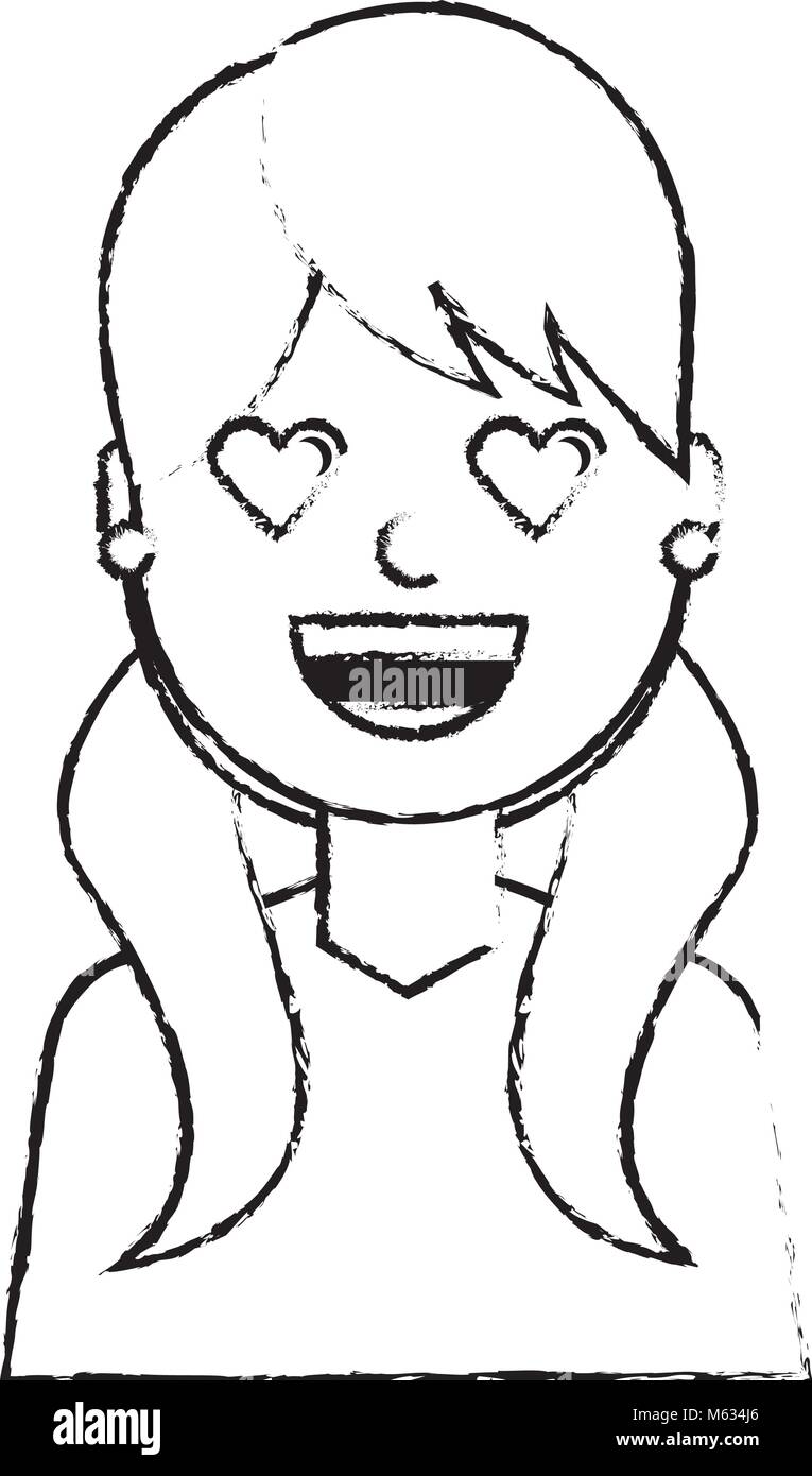 lovely young woman avatar character Stock Vector Image & Art - Alamy