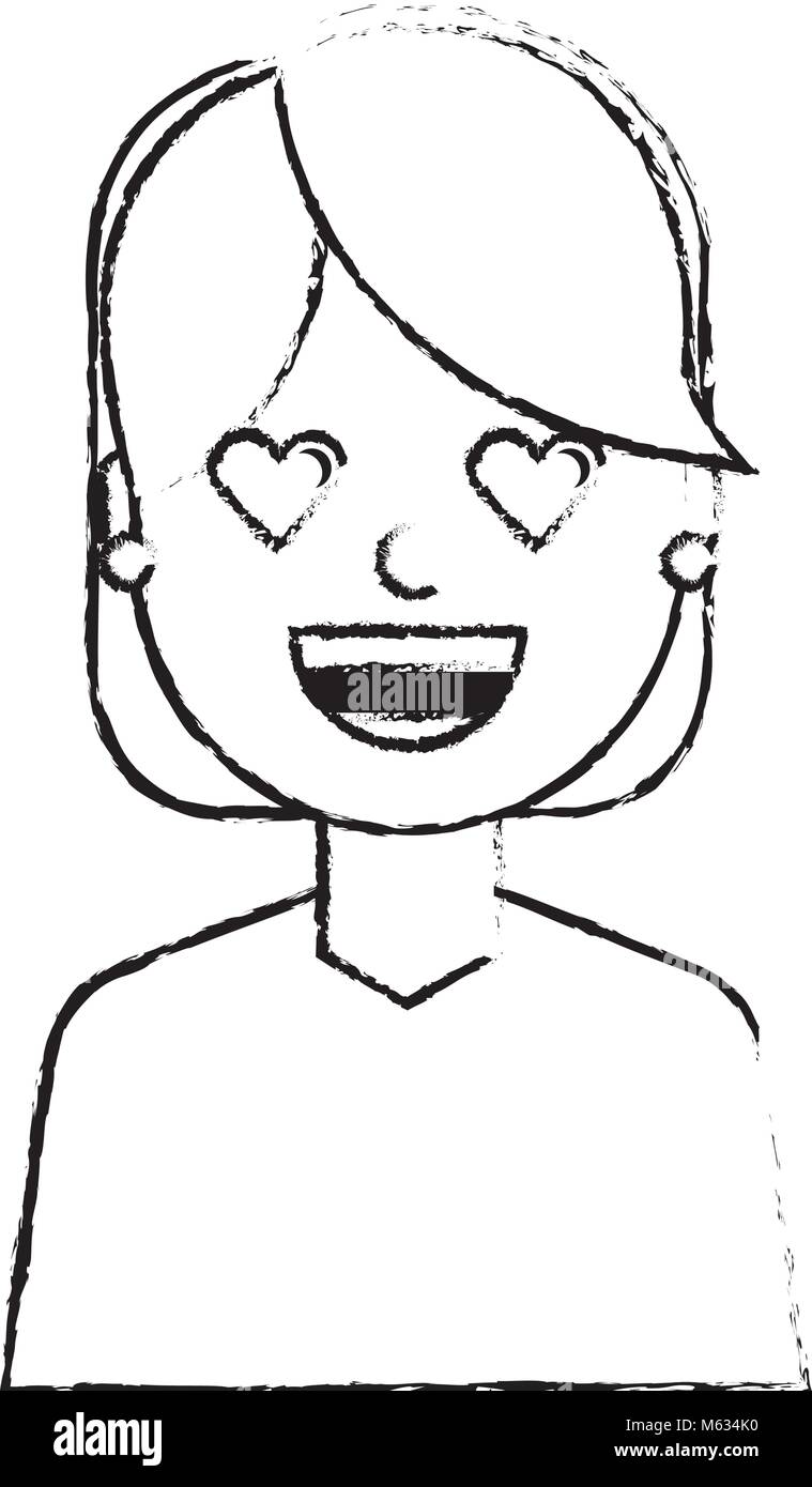 lovely young woman avatar character Stock Vector Image & Art - Alamy