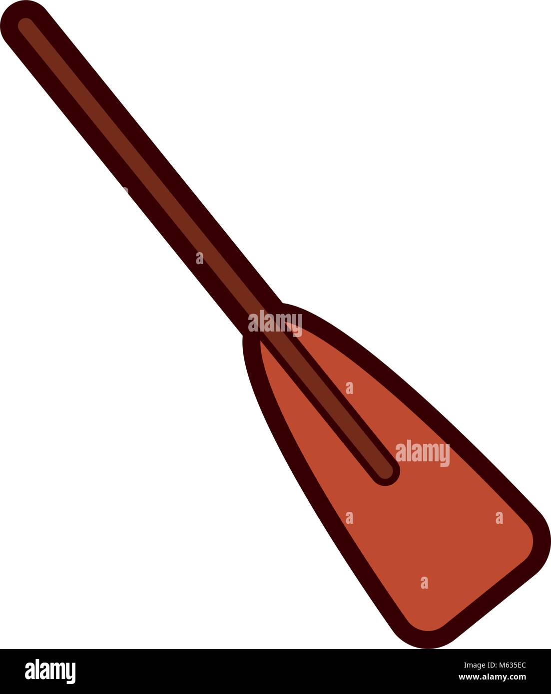 wooden boat oar sport object element Stock Vector Image & Art Alamy