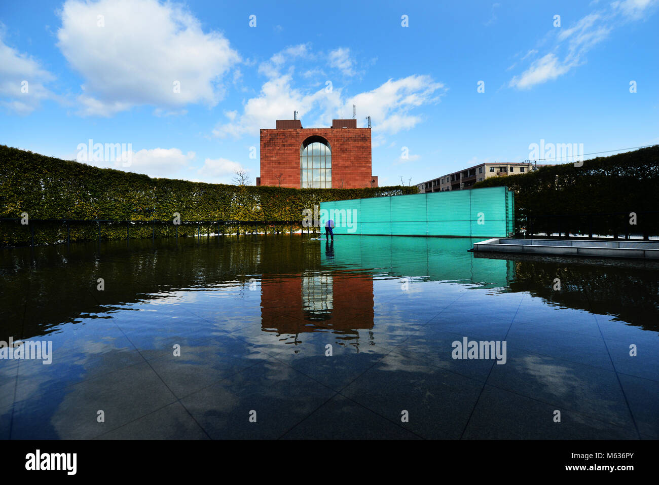 The Nagasaki National Peace Memorial Hall for the Atomic Bomb Victims. Stock Photo