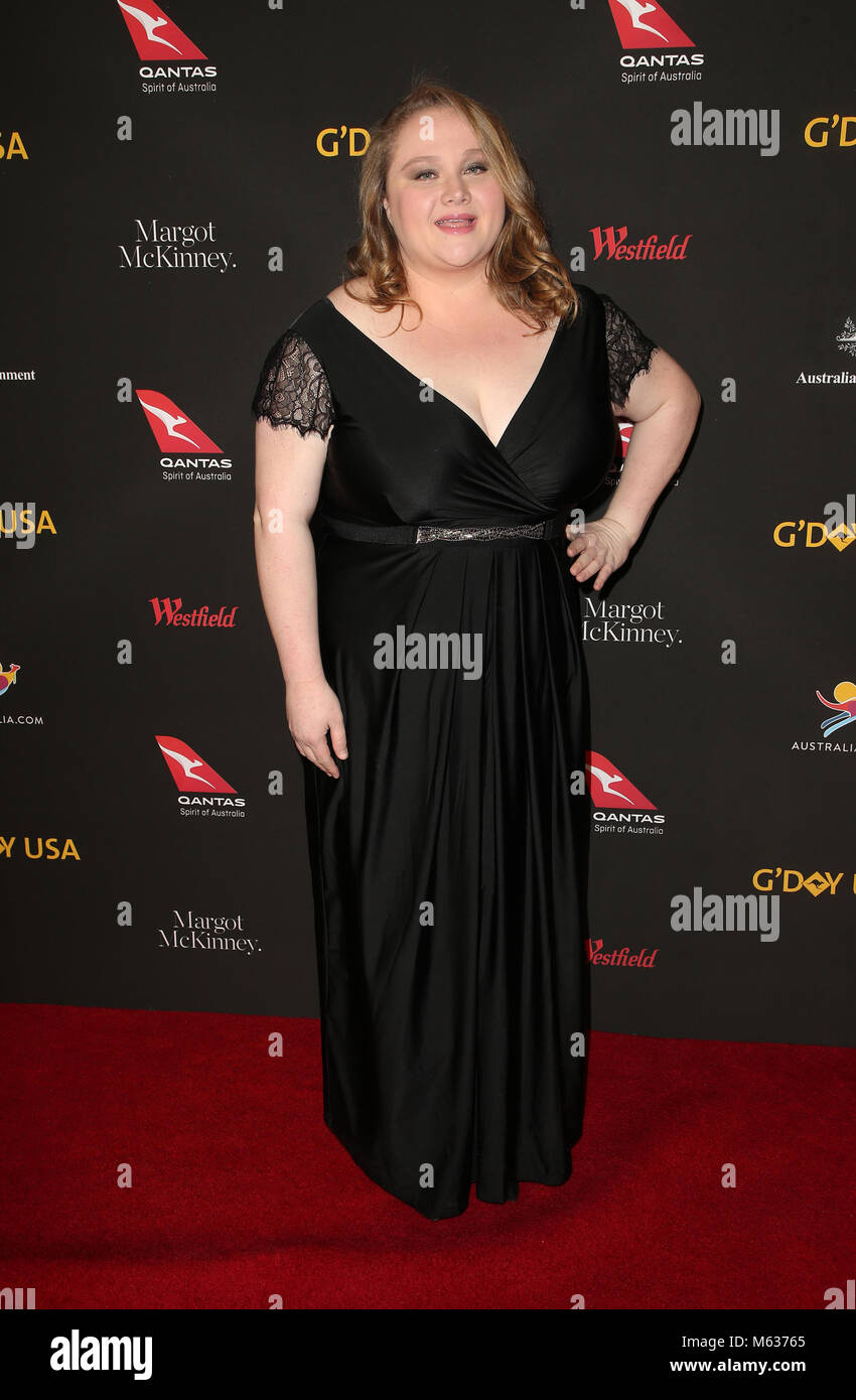 2018 G'Day USA Los Angeles Black Tie Gala Featuring: Danielle Macdonald