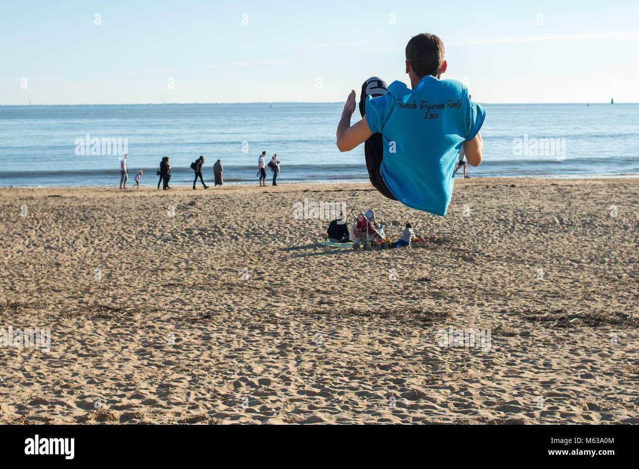 Saint Nazaire, beach. France Stock Photo Alamy