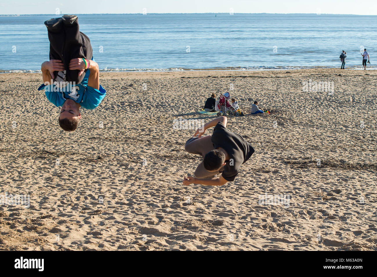 Saint Nazaire, beach. France Stock Photo Alamy