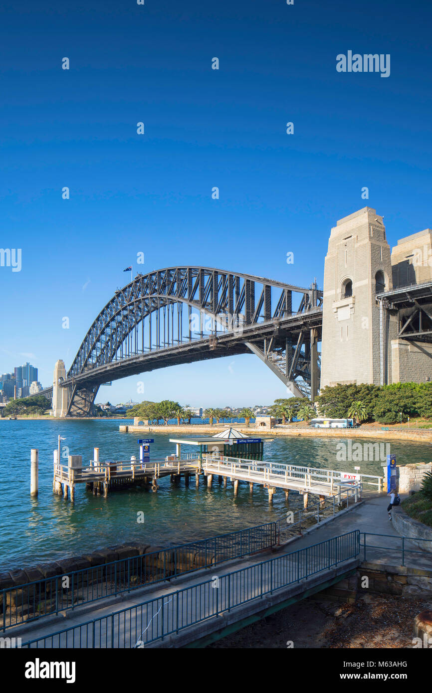 Sydney Harbour Bridge, Sydney, New South Wales, Australia Stock Photo