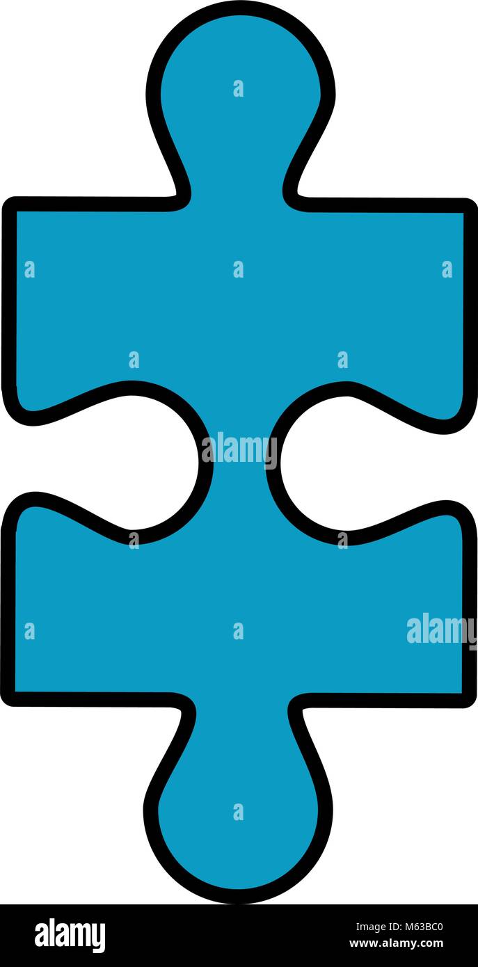 jigsaw puzzle icon over white background vector illustration Stock ...