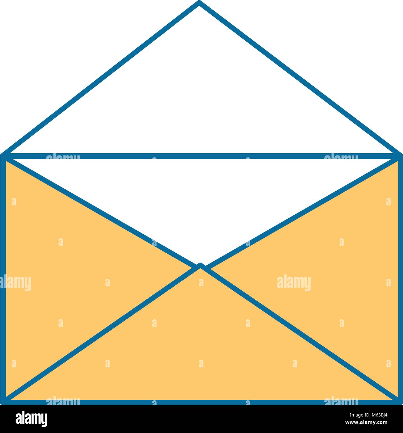 envelope icon over white background vector illustration Stock Vector ...