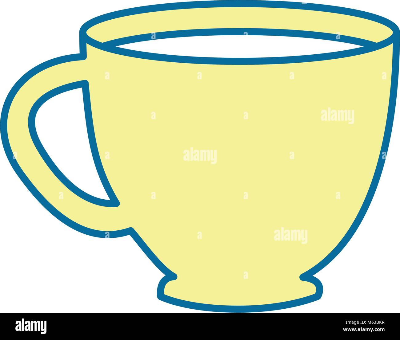 coffee mug icon over white background vector illustration Stock Vector ...