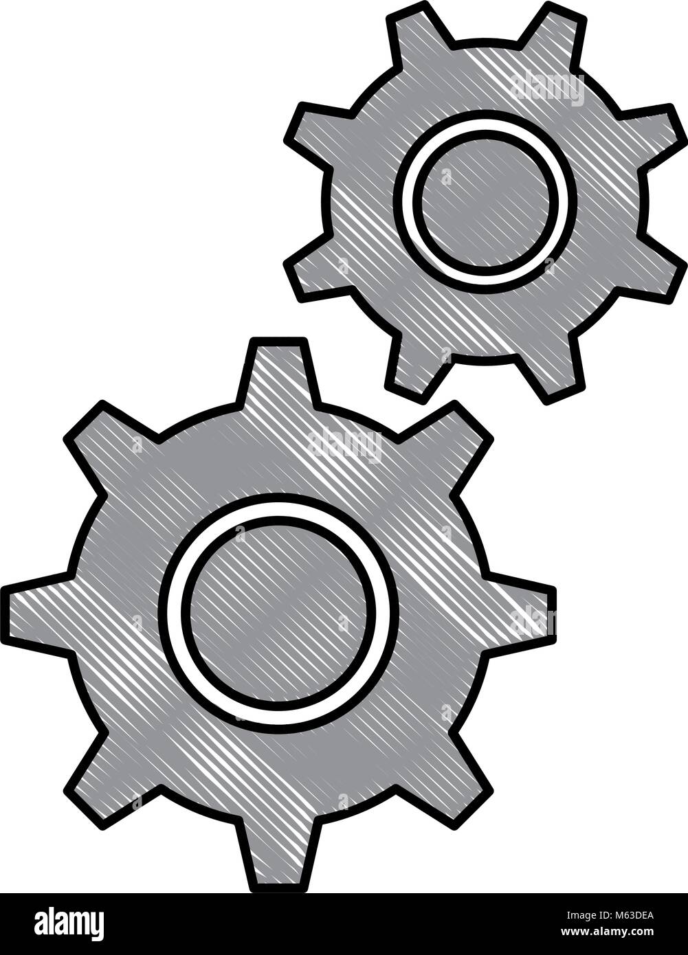gear machine isolated icon vector illustration design Stock Vector ...