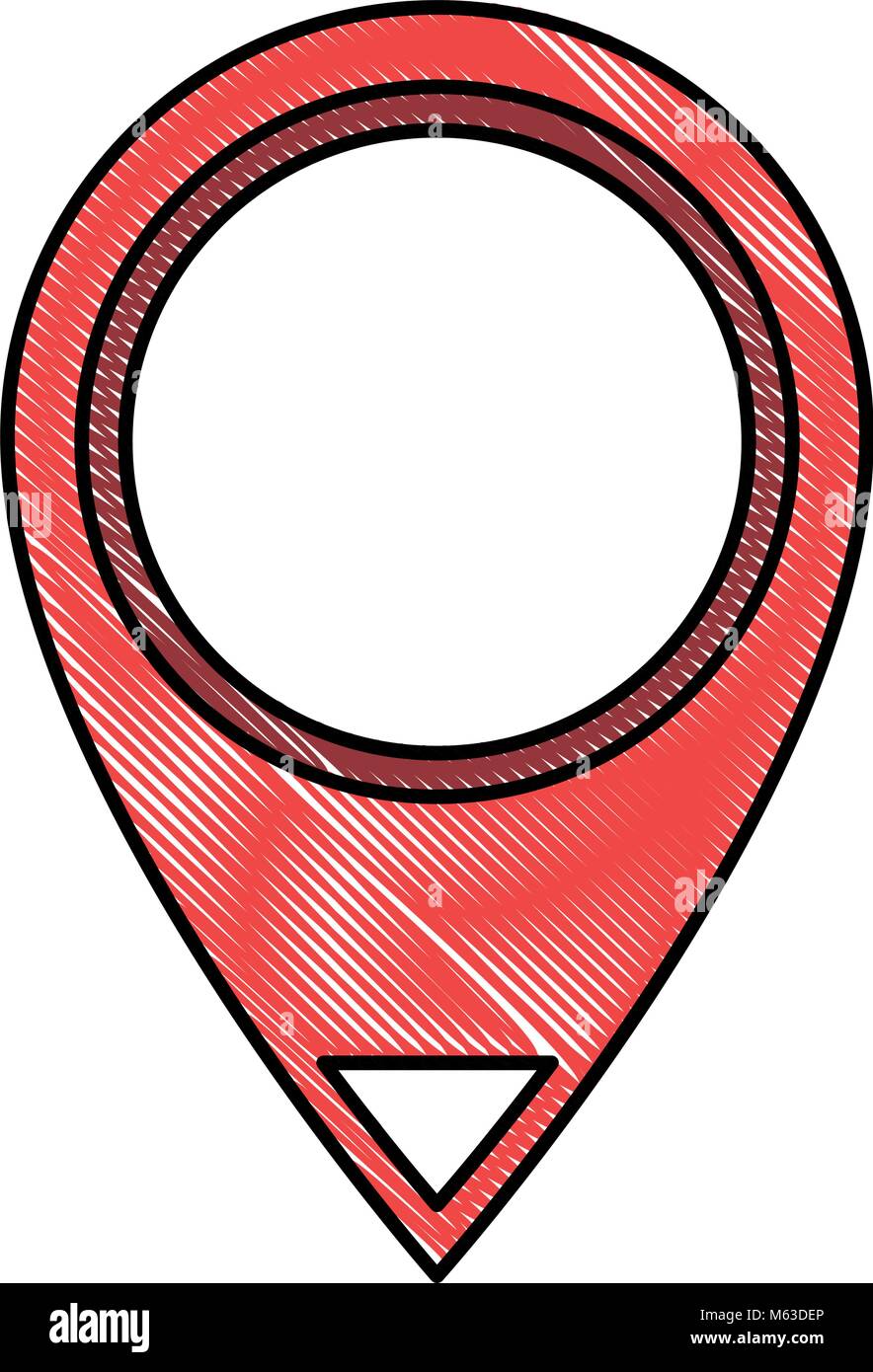 pin pointer location icon vector illustration design Stock Vector Image ...