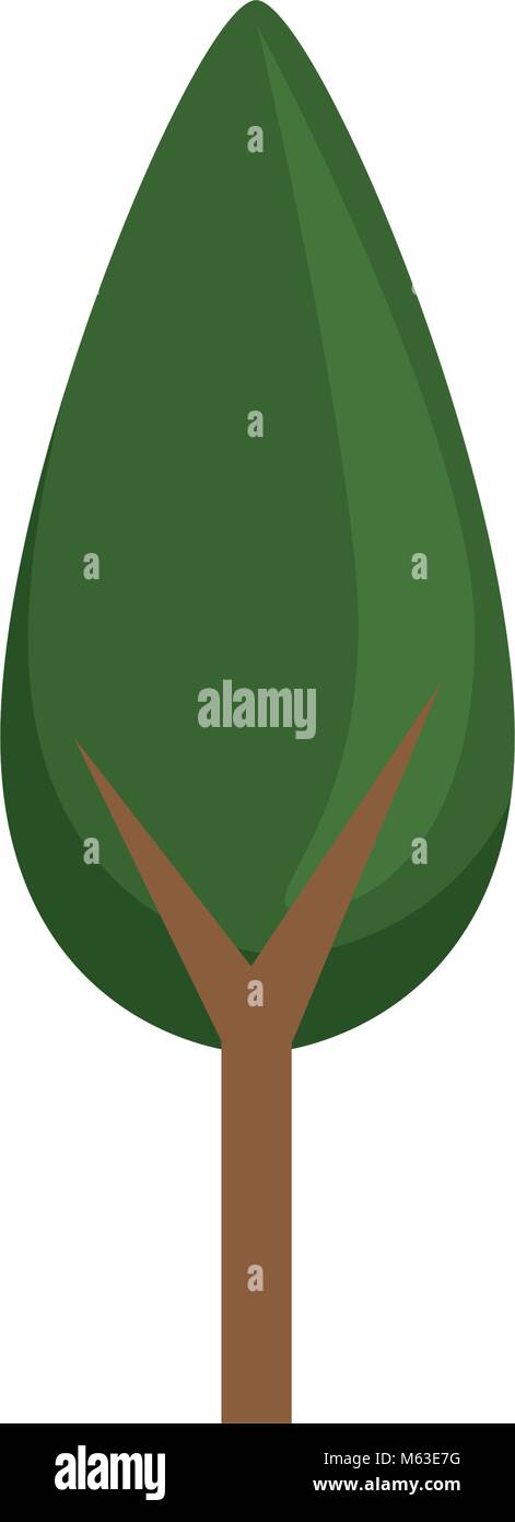 tree plant isolated icon vector illustration design Stock Vector Image ...