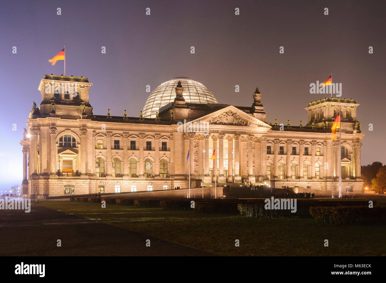 Reichstag in Berlin, Deutschland, Europa Stock Photo