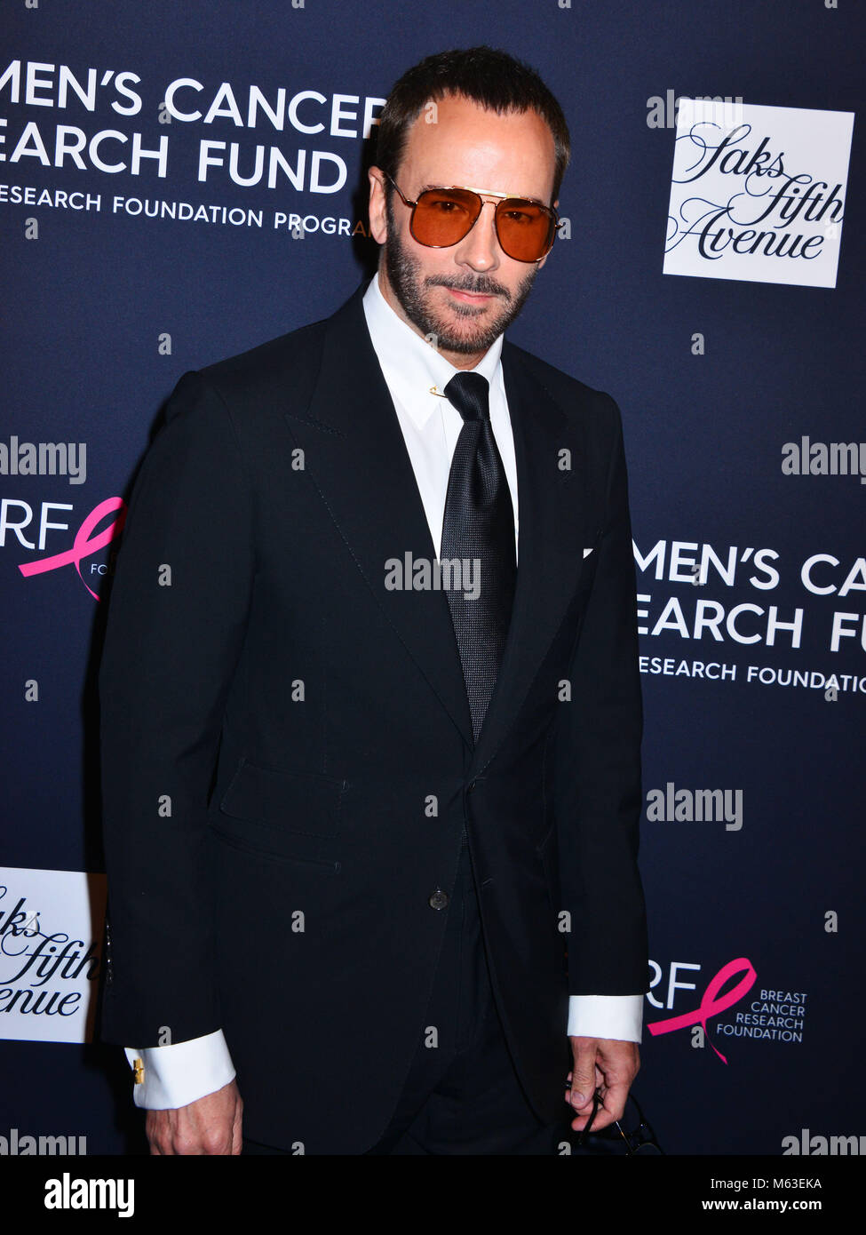 Los Angeles, California, USA. 27th Feb, 2018. Tom Ford 068 arrives at the  The Women's Cancer Research Fund's An Unforgettable Evening Benefit Gala at  the Beverly Wilshire Four Seasons Hotel on February