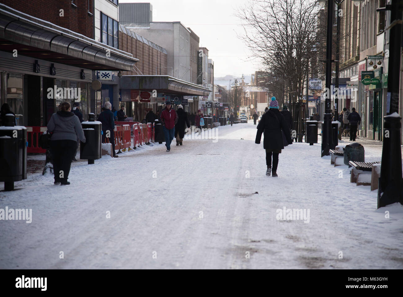 Kilmarnock, Scotland, UK. 28th February, 2018. The Beast from the east