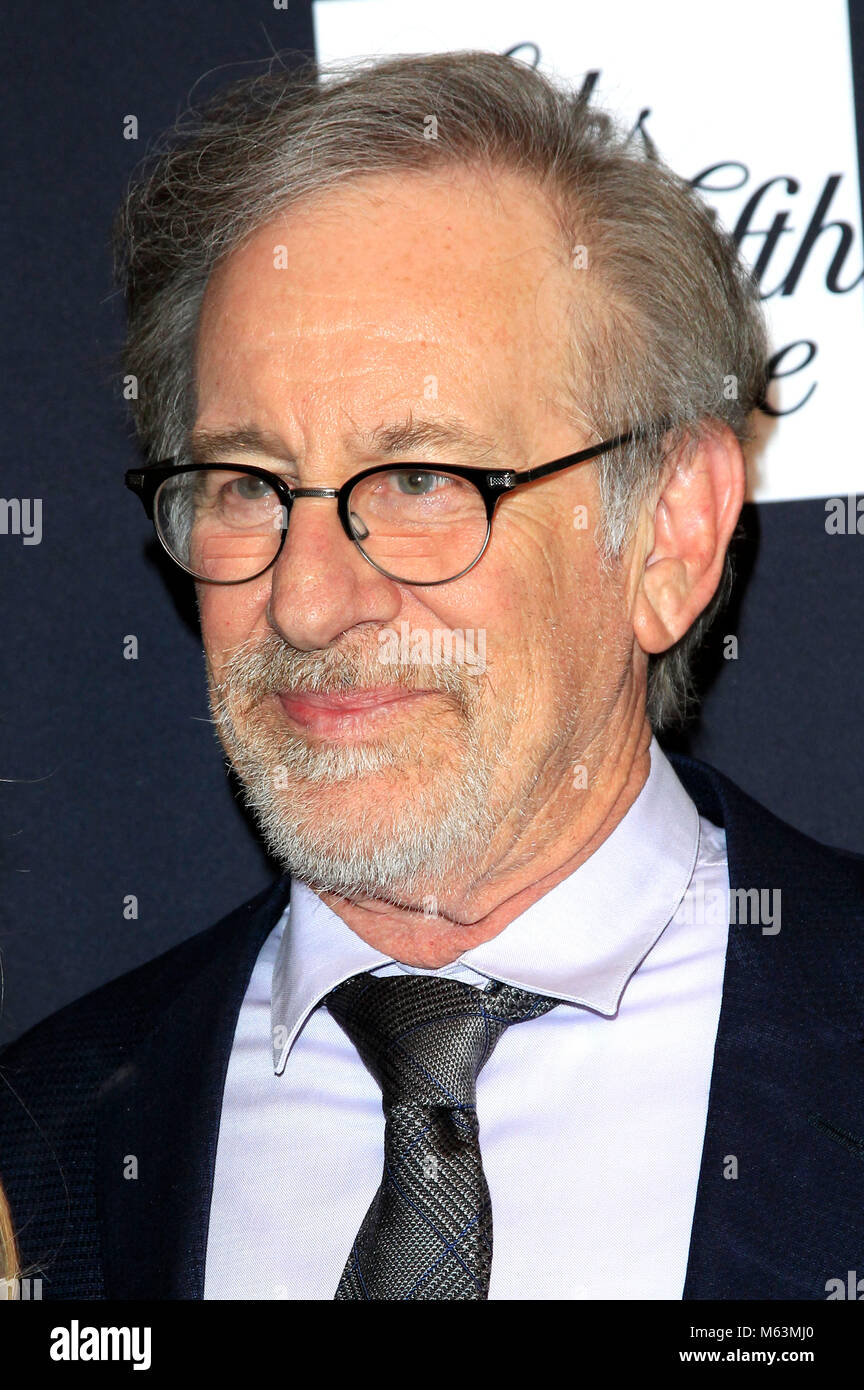Steven Spielberg attending 'The Women's Cancer Research Fund's an Unforgettable Evening' Benefit Gala at Beverly Wilshire Four Seasons Hotel on February 27, 2018 in Beverly Hills, California. Stock Photo