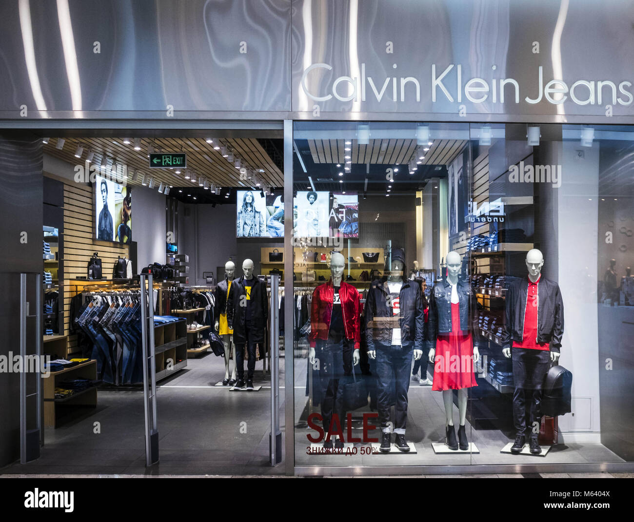 Calvin klein store hi-res stock photography and images - Alamy