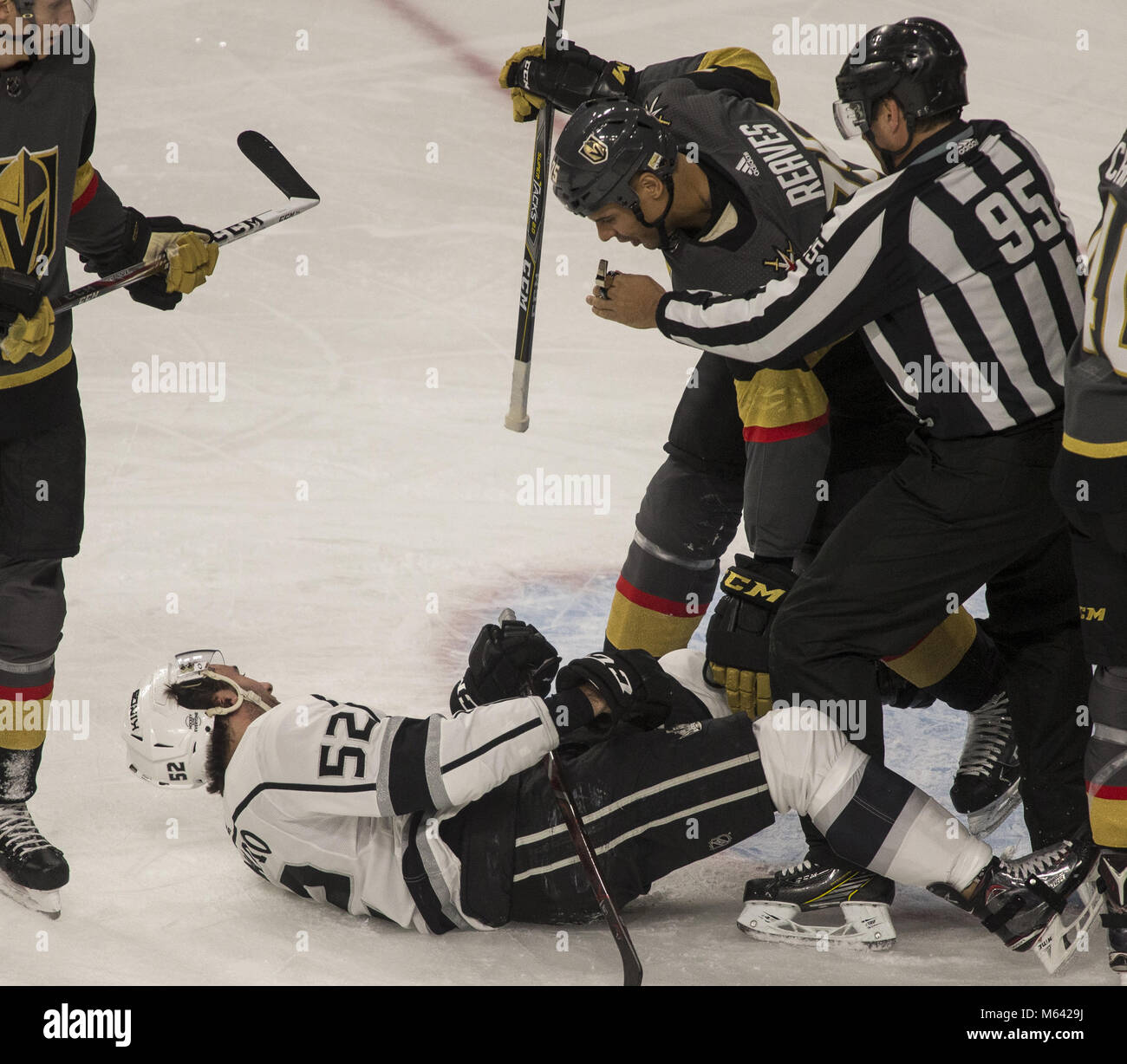 Golden Knights center Michael Amadio (22) wears a Pride Knight