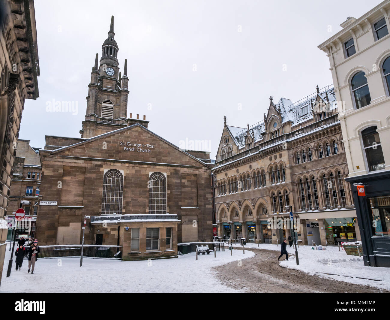 Glasgow Snowfall High Resolution Stock Photography And Images Alamy