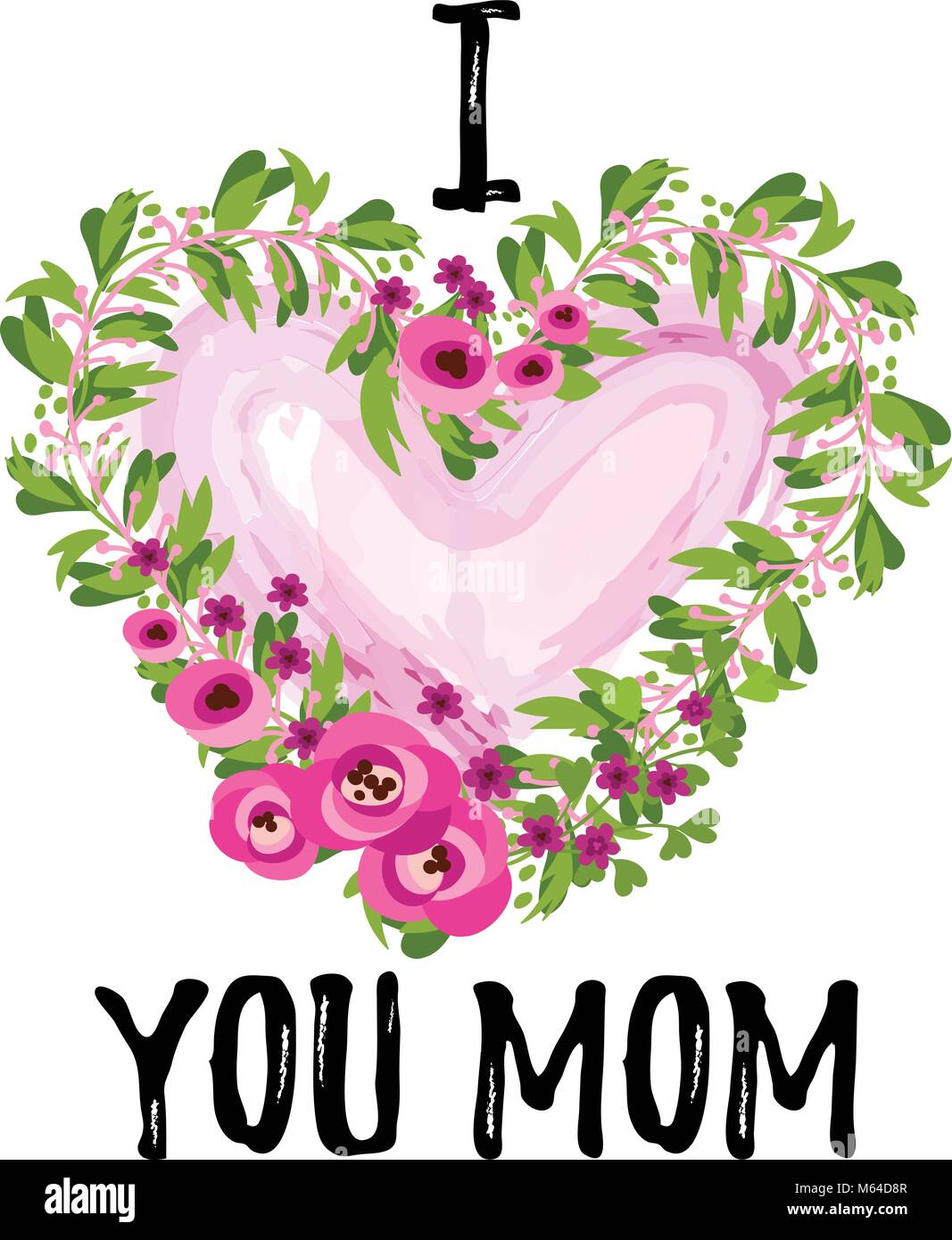 Vector Illustration I Love You Mom Text Mother S Day Card Design Stock Vector Image Art Alamy Vector Illustration I Love You Mom Text Mother S Day Card Design Stock Vector Image Art Alamy