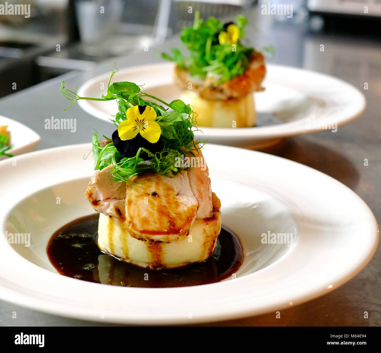 Cider braised pork belly hires stock photography and images Alamy